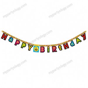Show Your Emojions Happy Birthday Banner