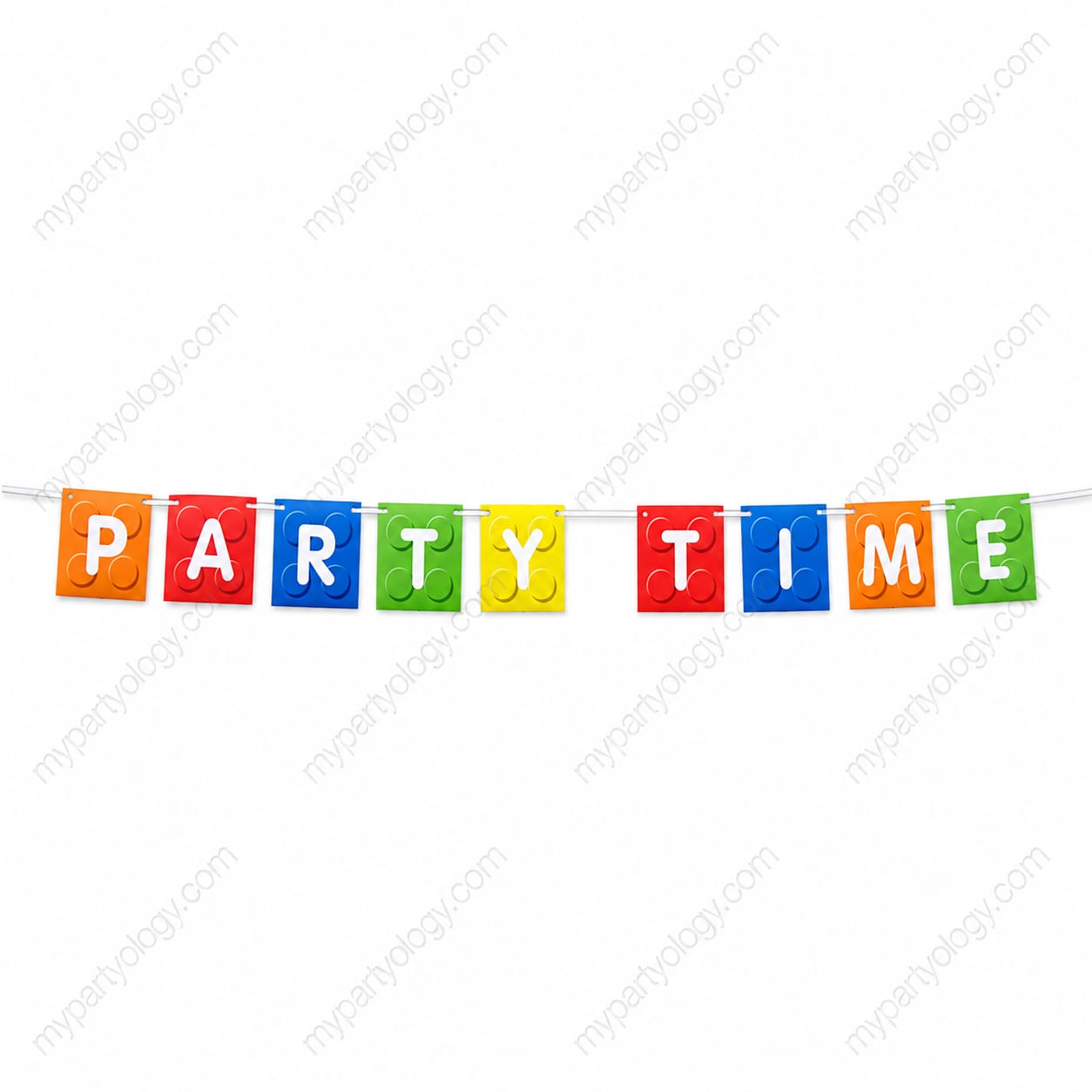 Building Blocks Birthday Block Banner - Image 2