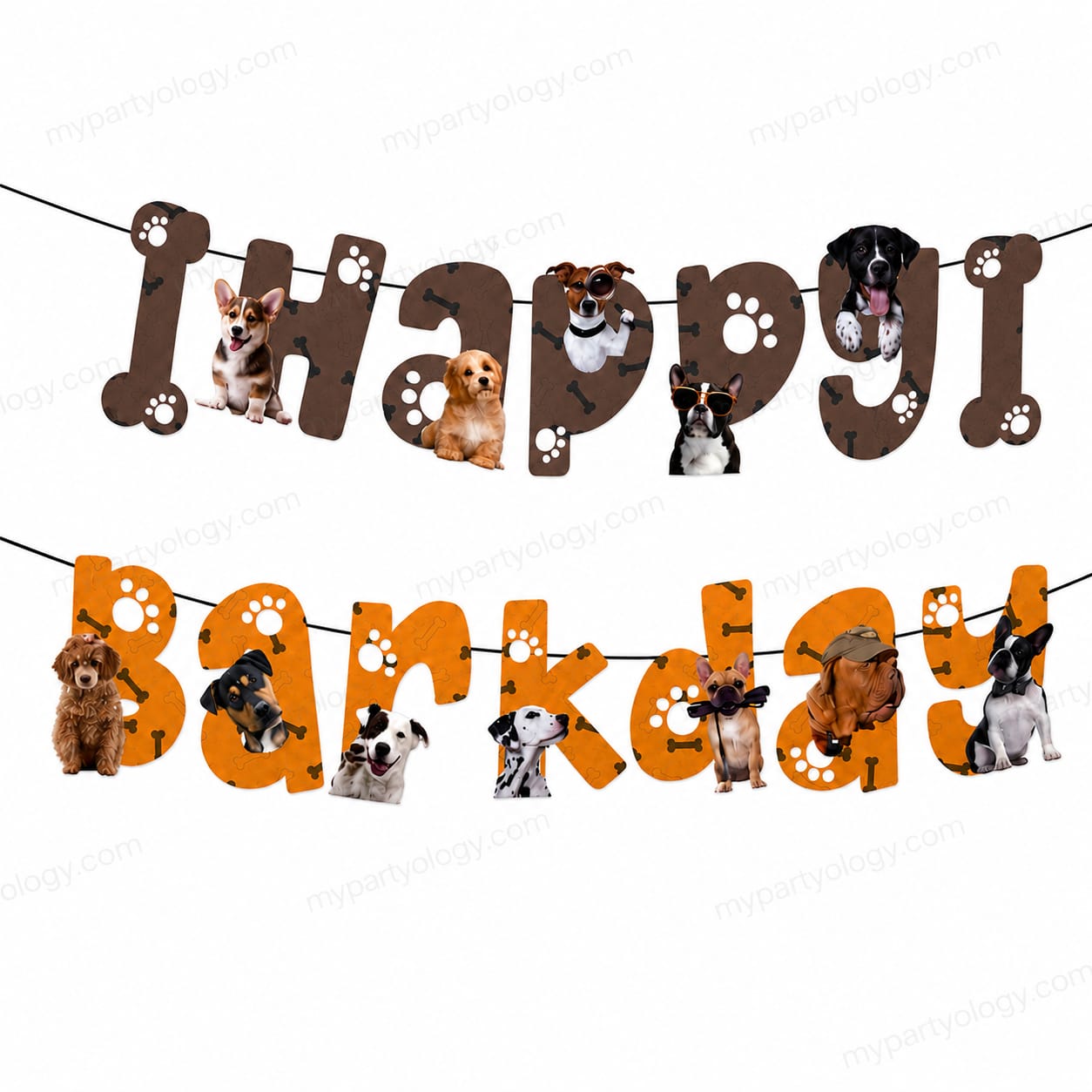Happy Barkday Paper Banner