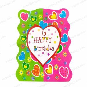 Happy Birthday Pink & Green Hearts Khoi Bag