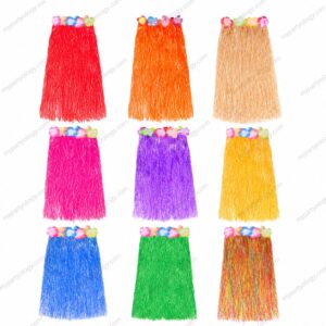 Assorted Coloured Hawaiian Hula 31" Skirts (Pack of 1)