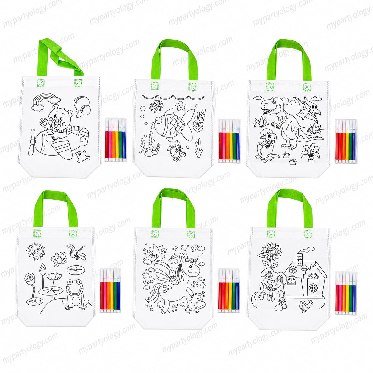 Assorted Design DIY Fabric Gift Bag