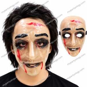 Scarred Specter Transparent Plastic Mask