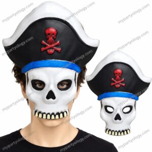 Pirate Skull Face Foam Face Mask