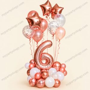 Rosegold Balloon Bouquet