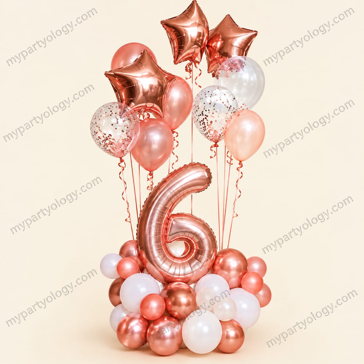 Rosegold Balloon Bouquet