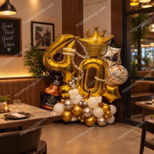 Cheers To The Years Double Digit Balloon Bouquet