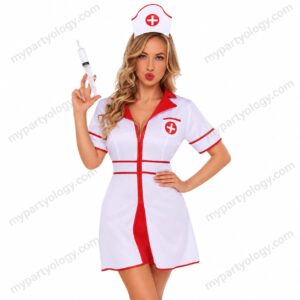 Nurse White Female Adult Costume (Large)