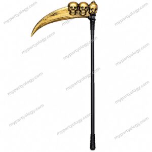 Gold Skull Sickle