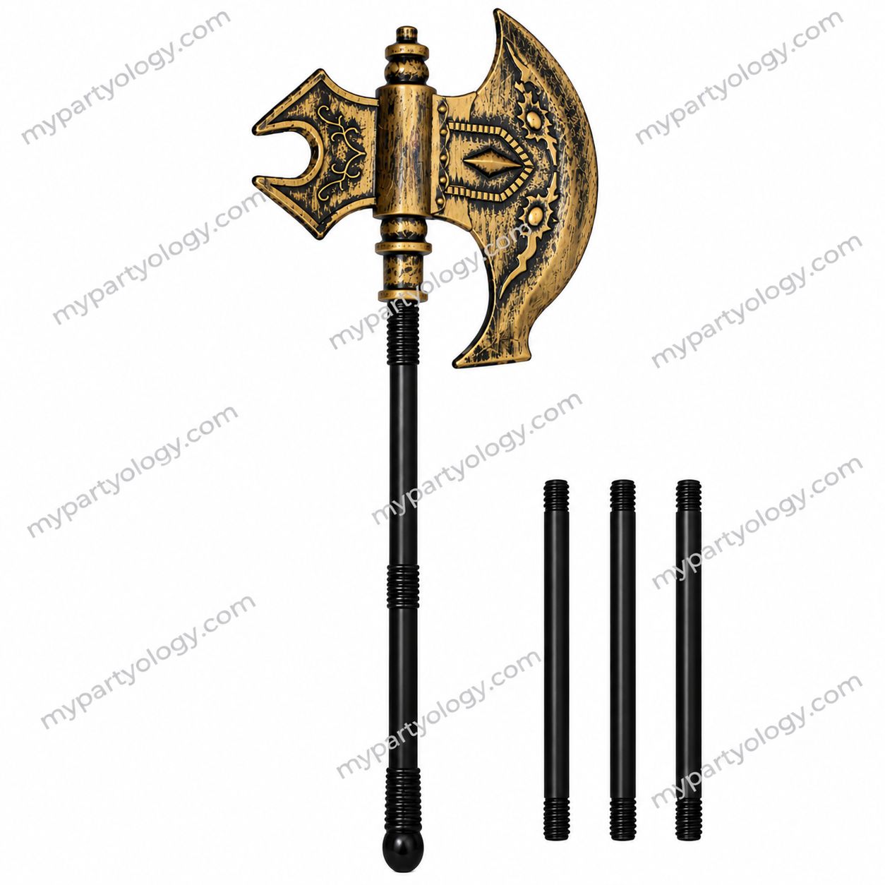 Gold Vintage Warrior Axe