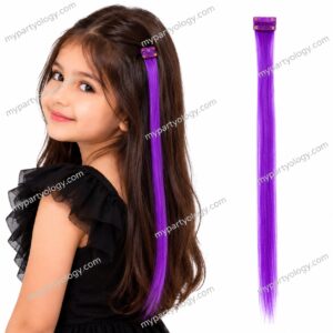 Hair Extensions Purple (Pack of 1)