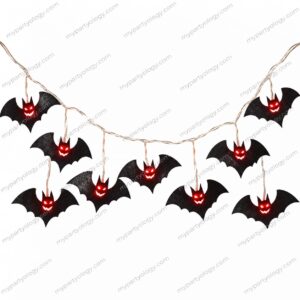 Bats LED Felt Garland